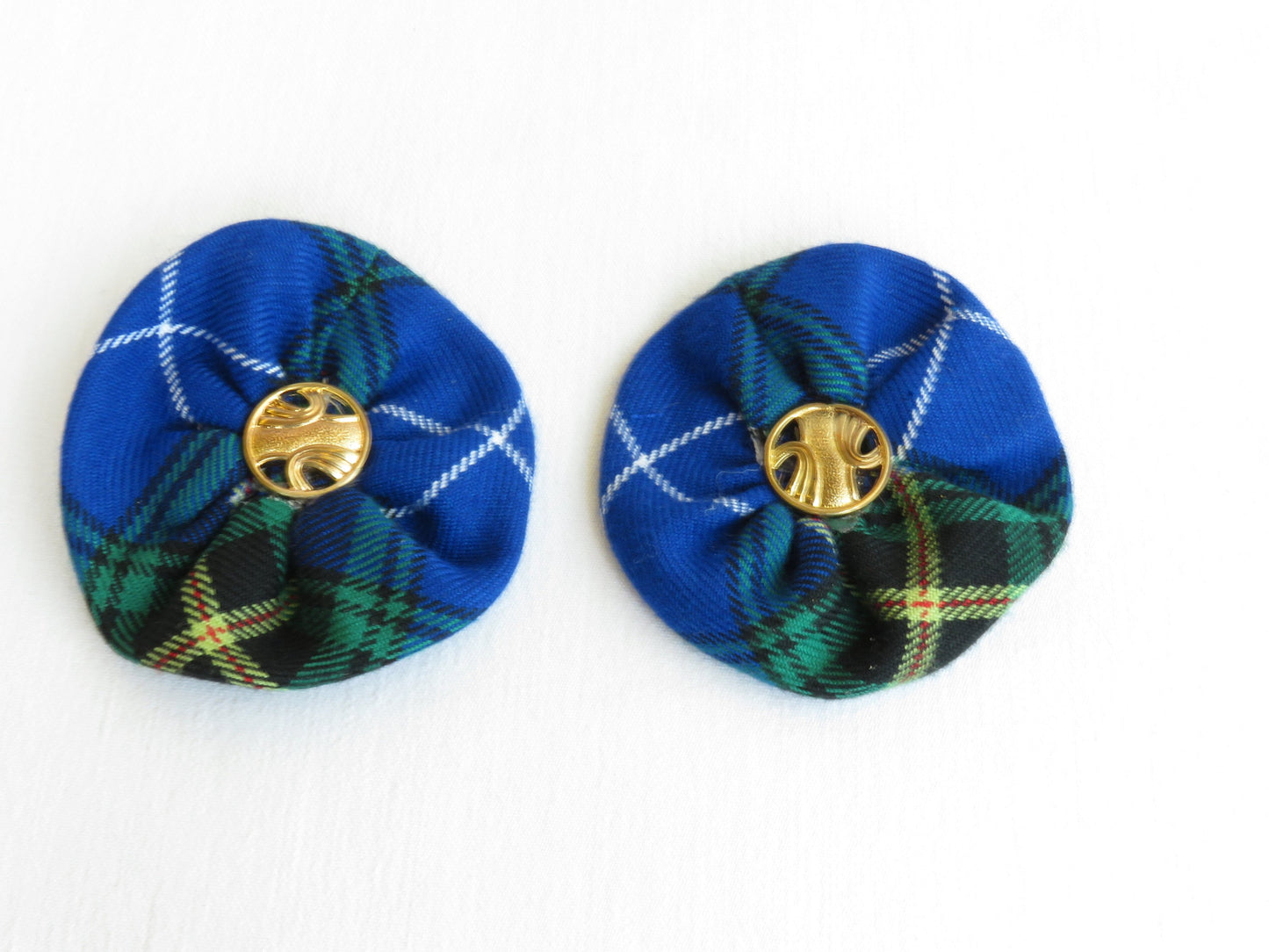 Nova Scotia Tartan Shoe Clips