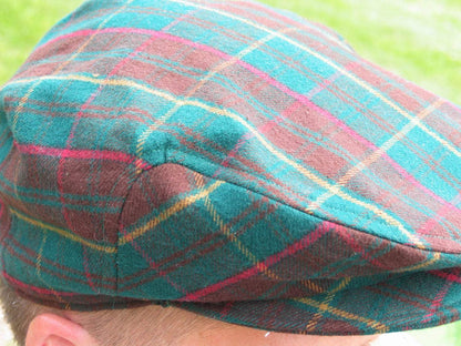 Ontario Tartan Flat Cap