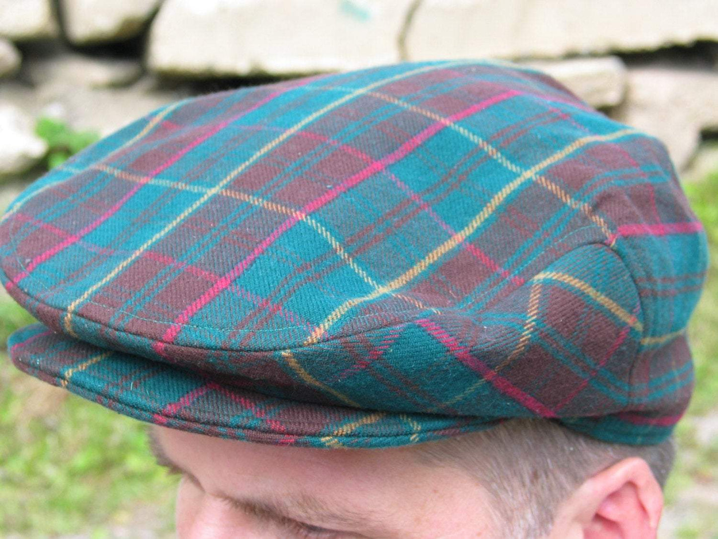 Ontario Tartan Flat Cap