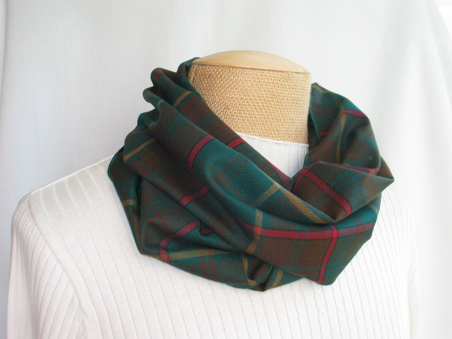 Ontario Tartan Infinity Scarf-Taylors Tartans