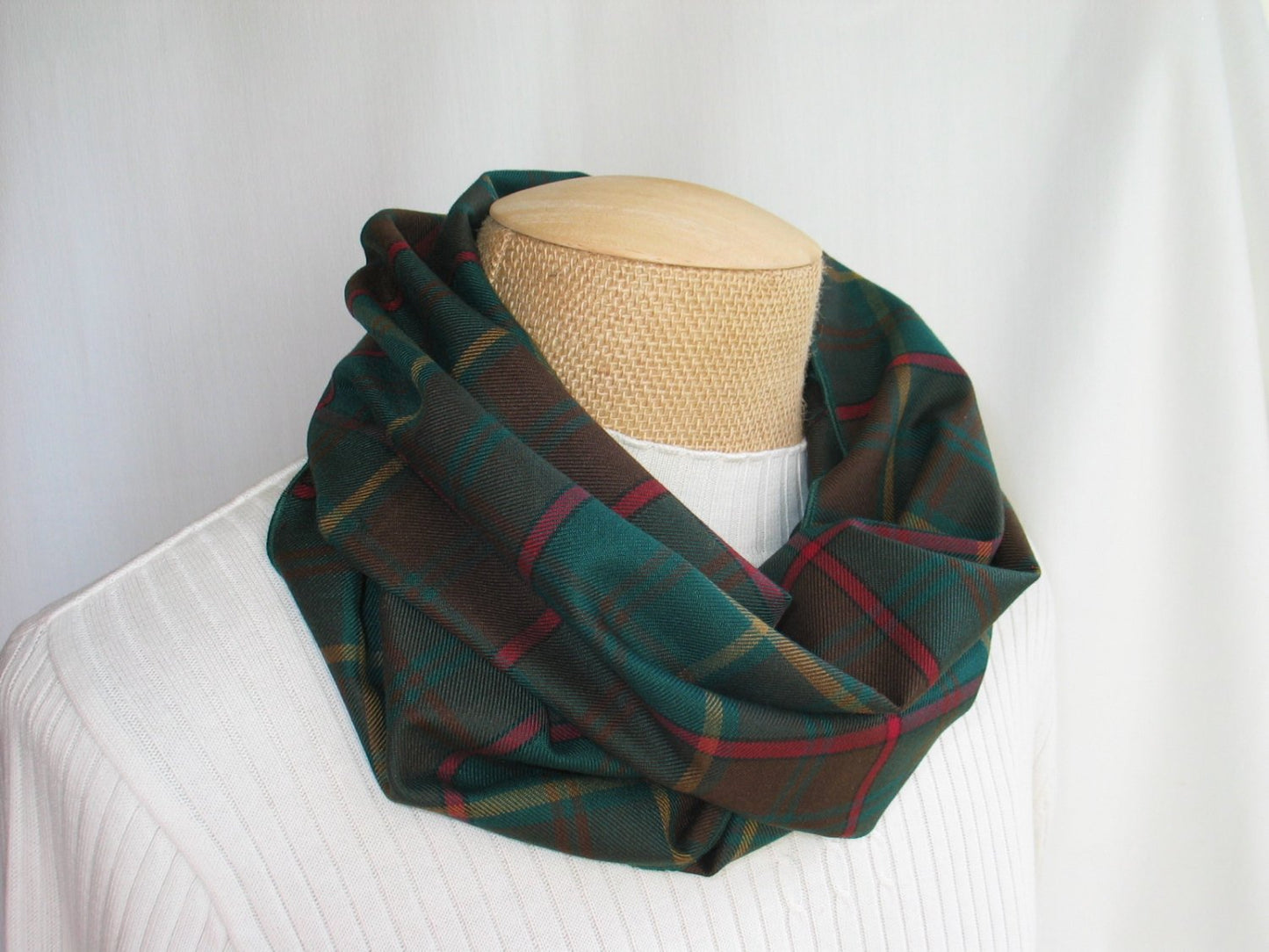 Ontario Tartan Infinity Scarf