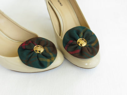 Ontario Tartan Shoe Clips-Taylors Tartans