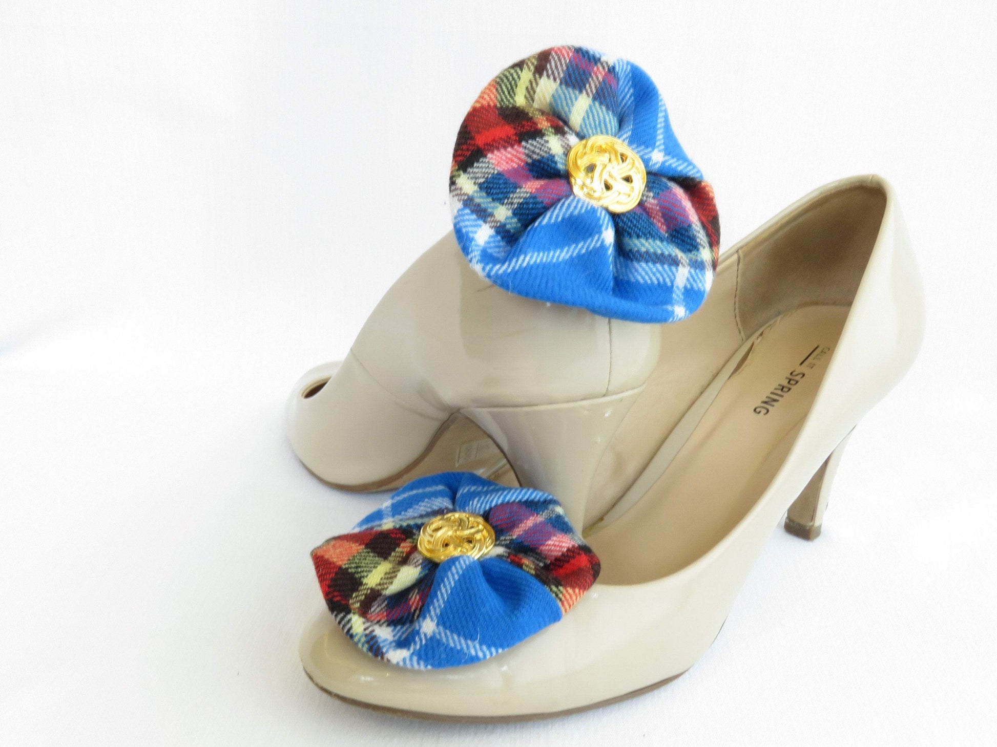 Oromocto Tartan Shoe Clips-Taylors Tartans