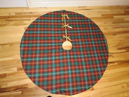 Prince Edward Island Tartan Christmas Tree Skirt