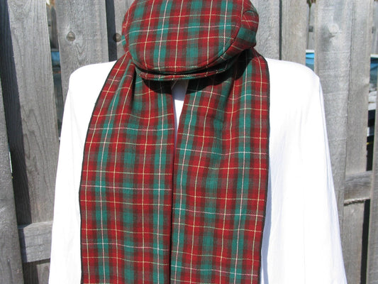 Prince Edward Island Tartan Flat Cap and Scarf Set-Taylors Tartans