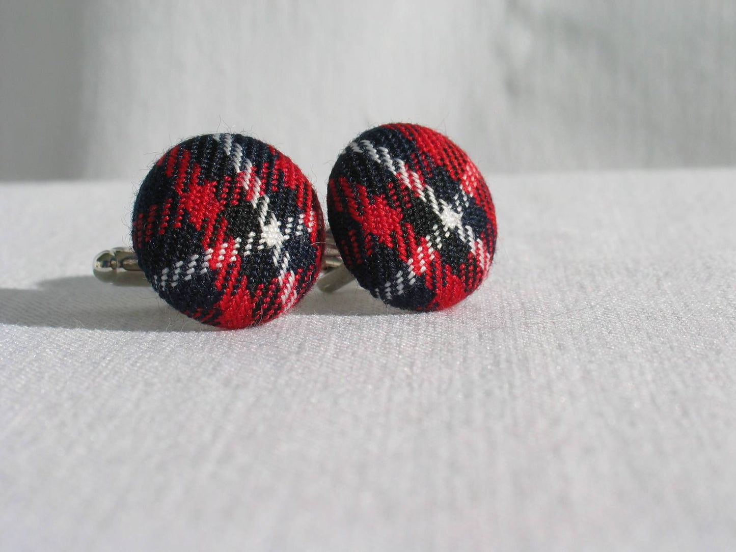 Quebec Tartan Cuff Links-Taylors Tartans