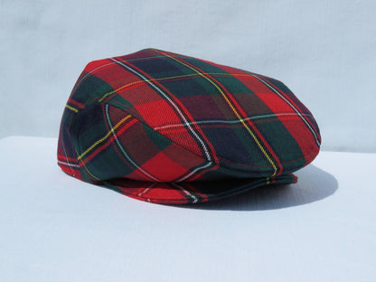 Quebec Tartan Flat Cap