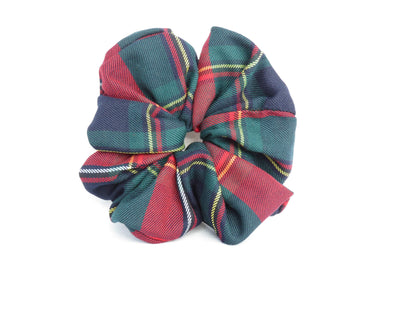 Quebec Tartan Scrunchie