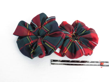 Quebec Tartan Scrunchie