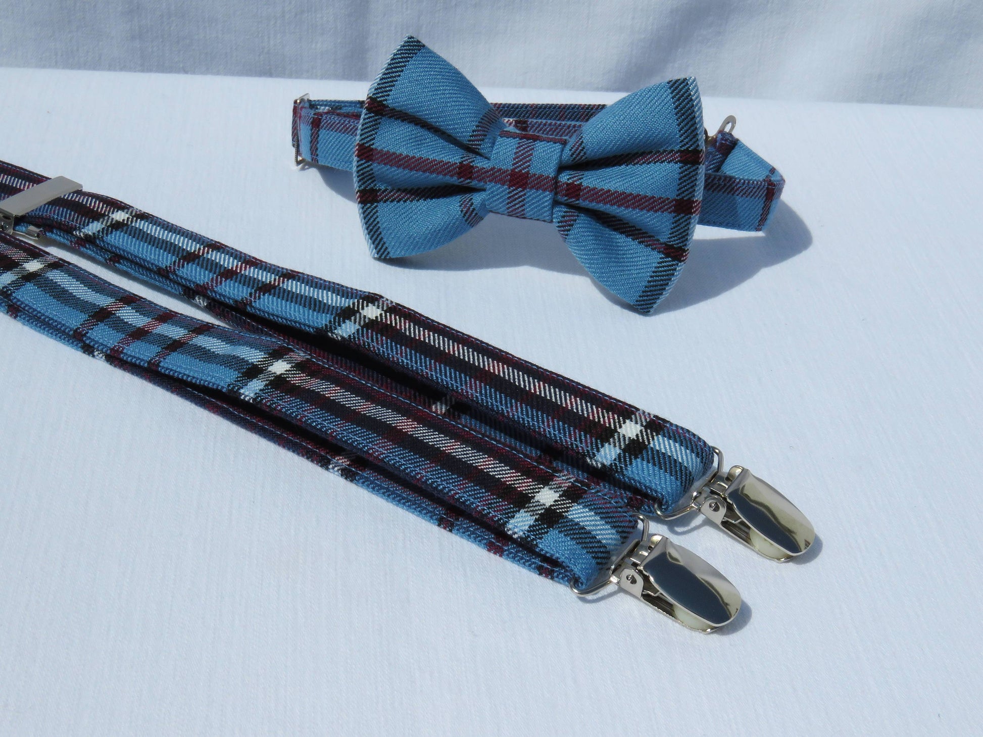 RCAF Tartan Suspenders and Bow Tie Set-Taylors Tartans