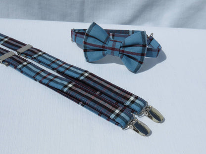 RCAF Tartan Suspenders and Bow Tie Set