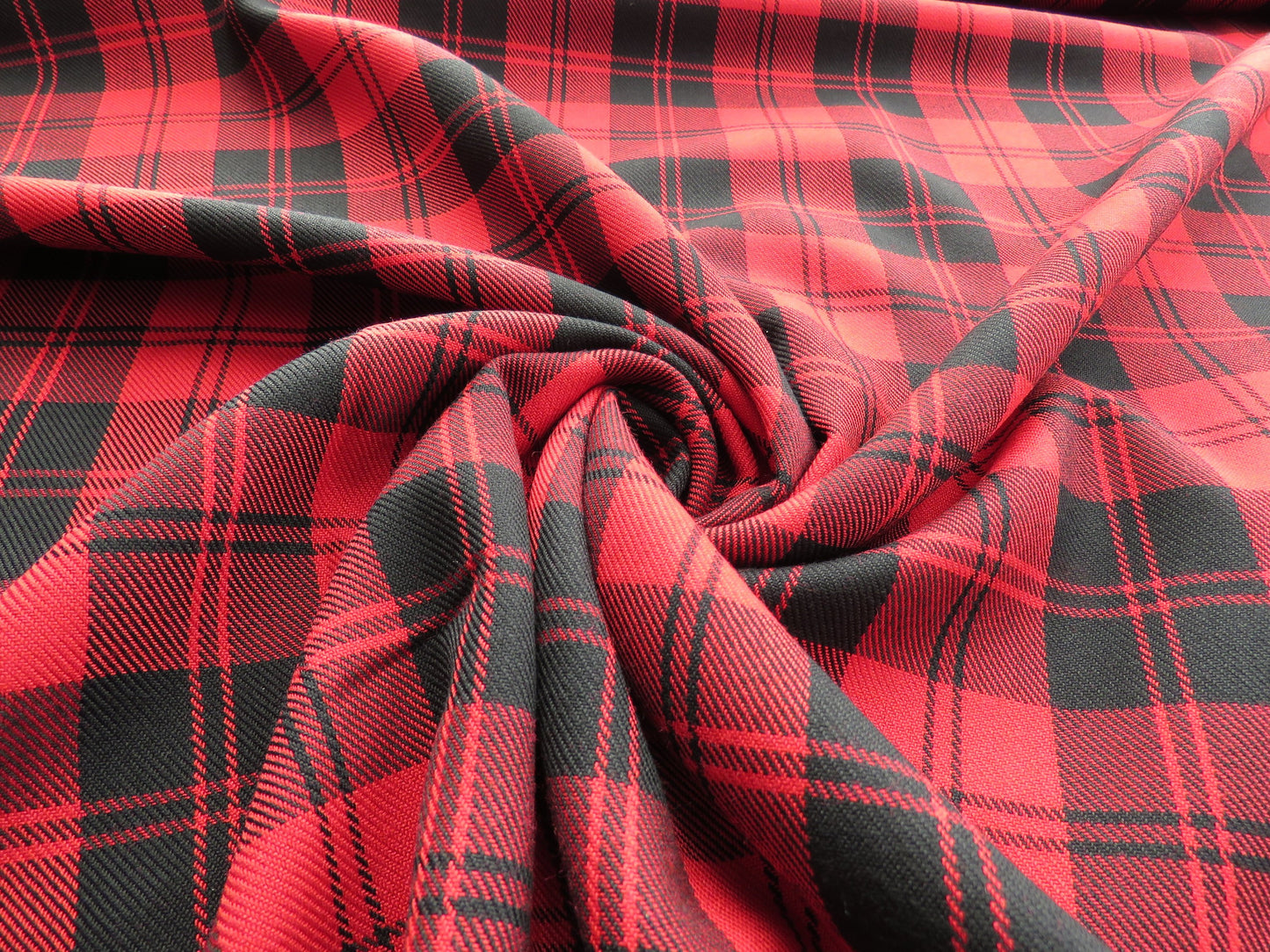 Red Menzies Tartan Fabri-Taylors Tartans