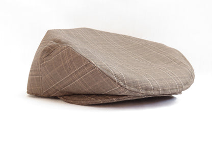 Ring Bearer Brown Newsboy Hat-Taylors Tartans