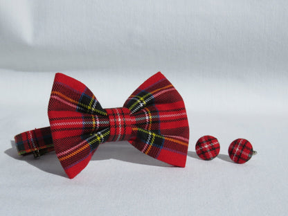 Royal Stewart Tartan Freestyle Bow Tie