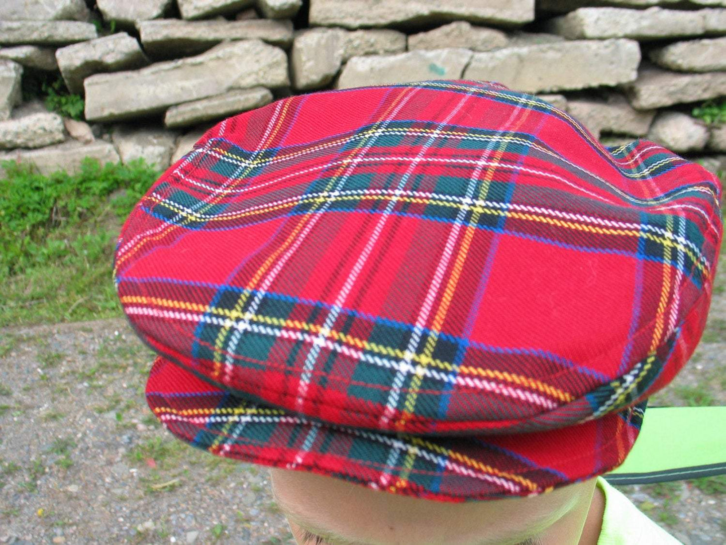 Royal Stewart Tartan Newsboy Flat Cap