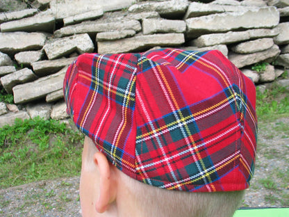 Royal Stewart Tartan Newsboy Flat Cap