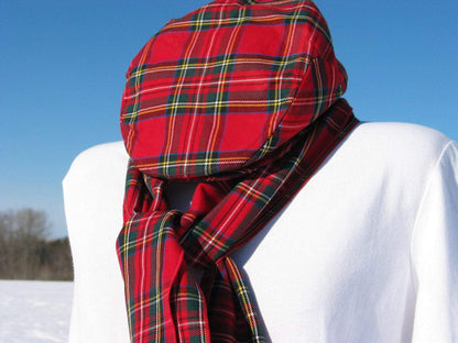 Royal Stewart Newsboy Flat Cap and Scarf-Taylors Tartans