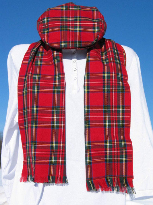 Royal Stewart Newsboy Flat Cap and Scarf-Taylors Tartans