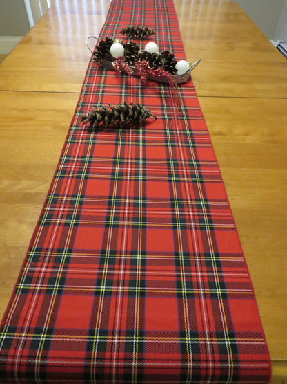 Royal Stewart Tartan Table Runner