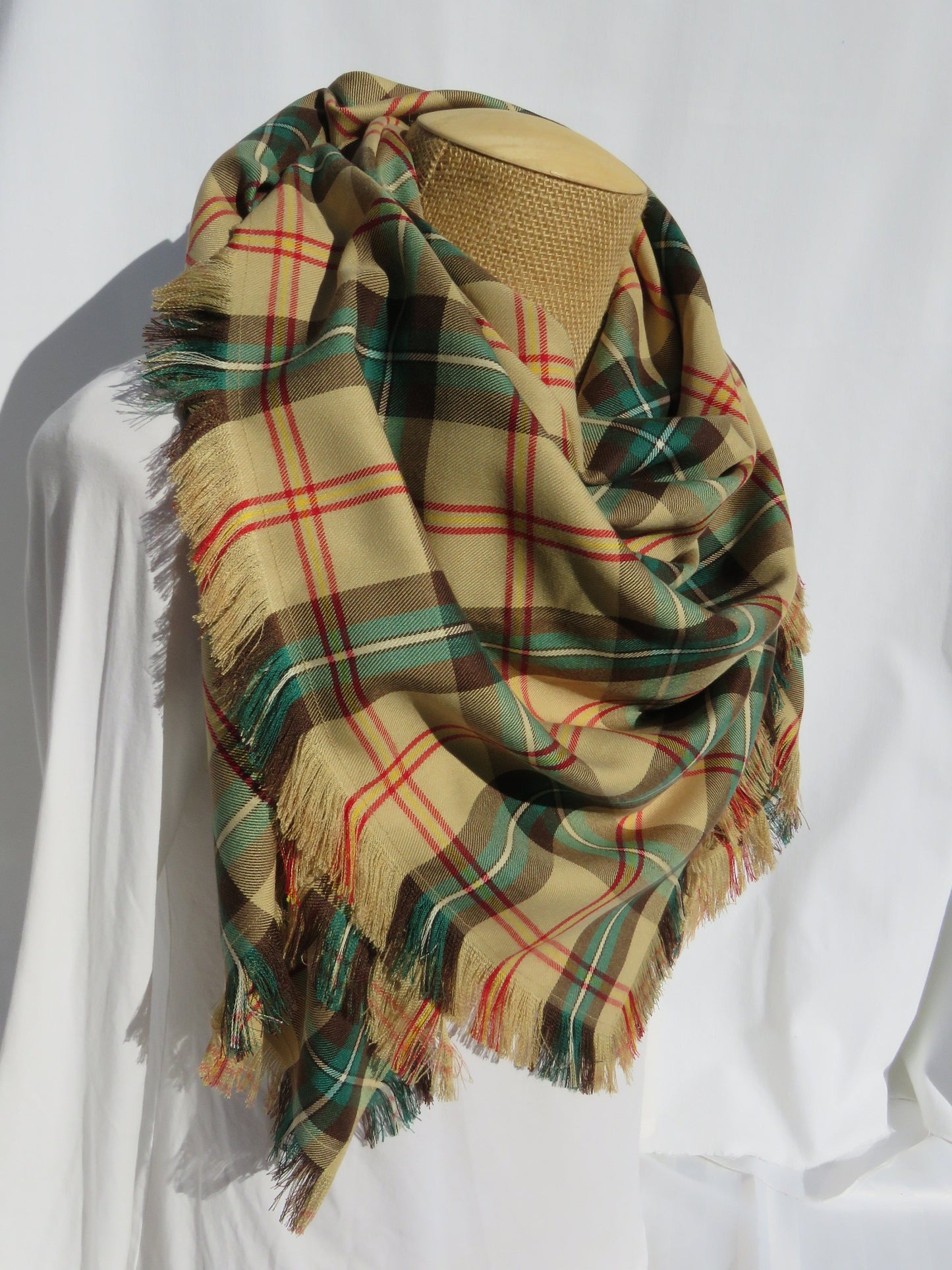 Saskatchewan Tartan  Blanket Scarf