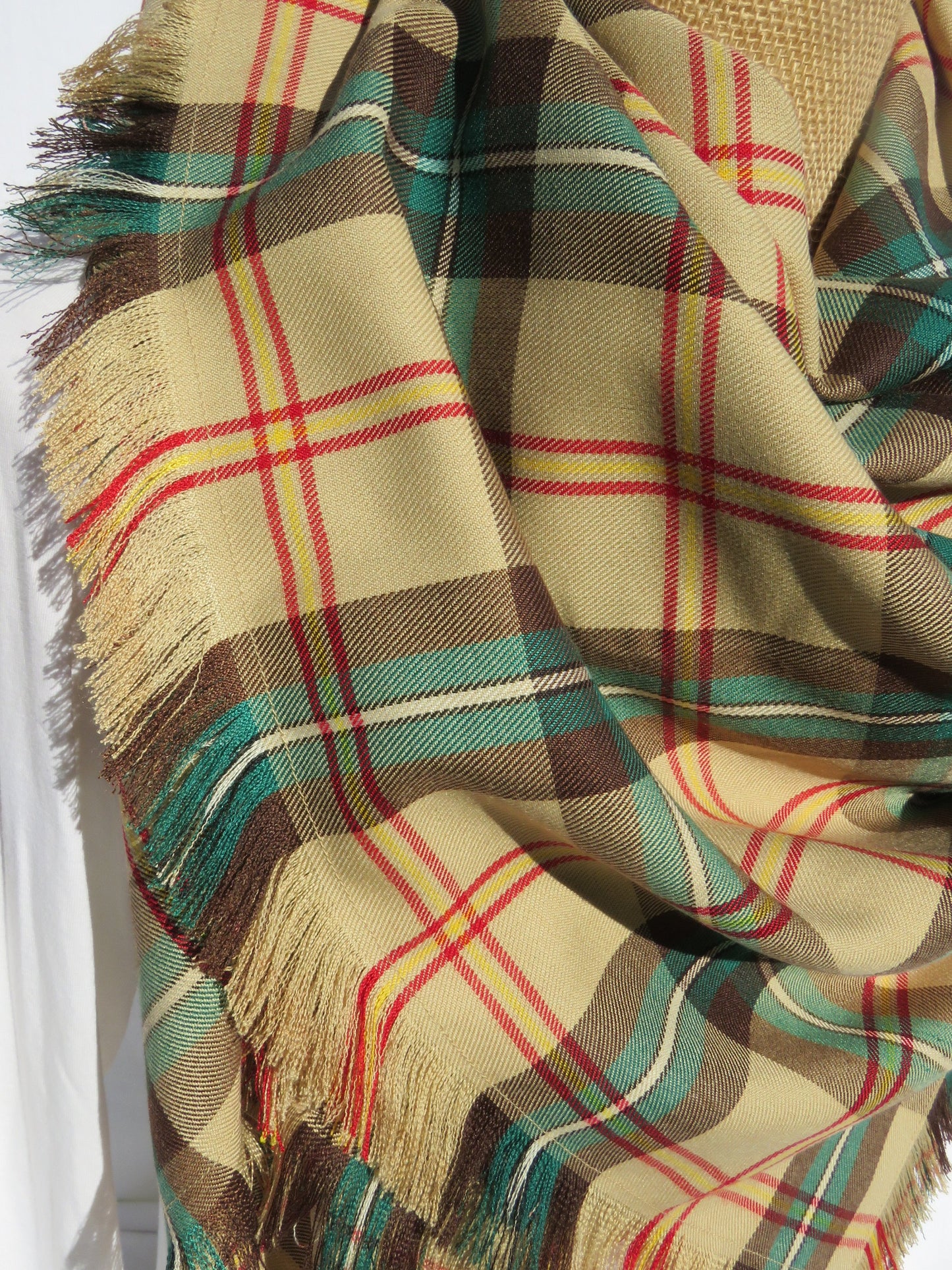 Saskatchewan Tartan  Blanket Scarf