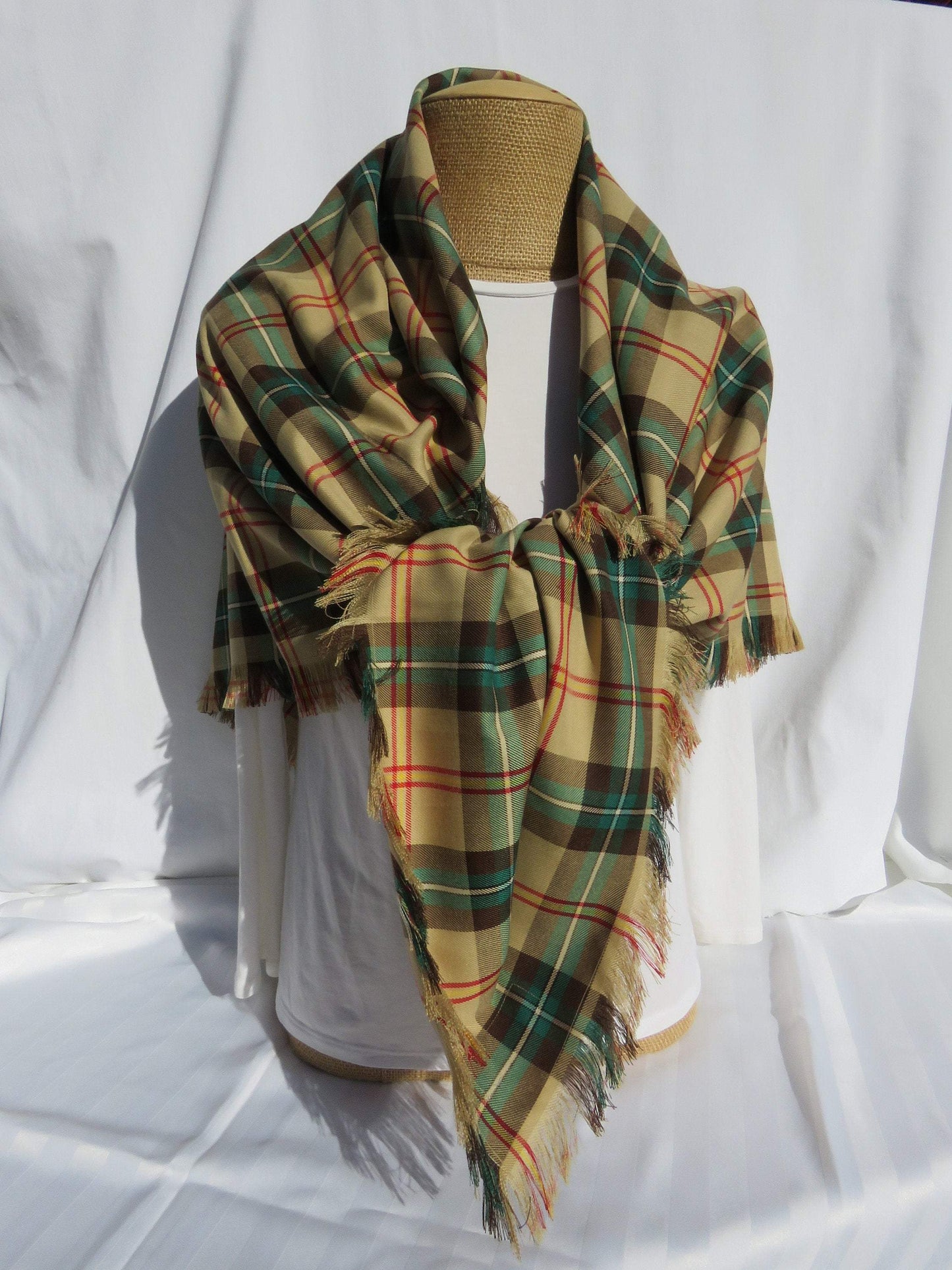 Saskatchewan Tartan  Blanket Scarf