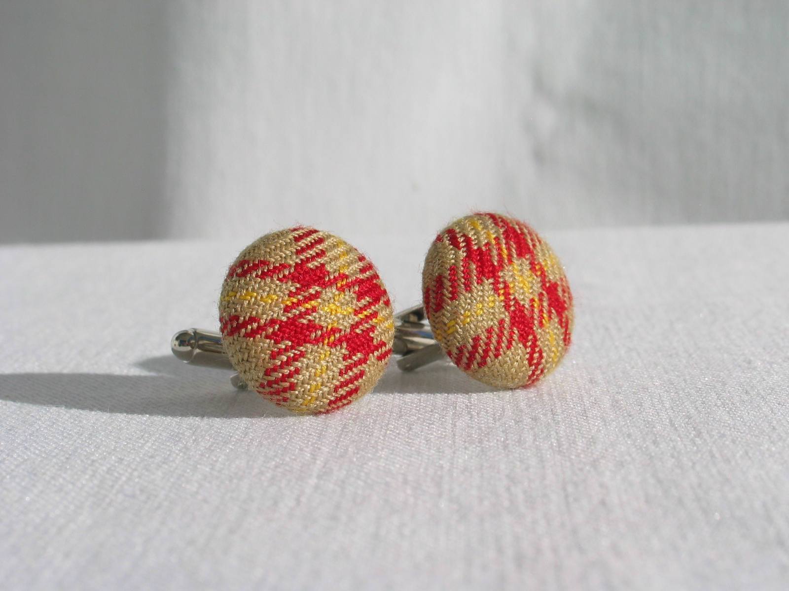 Saskatchewan Tartan Cuff Links-Taylors Tartans