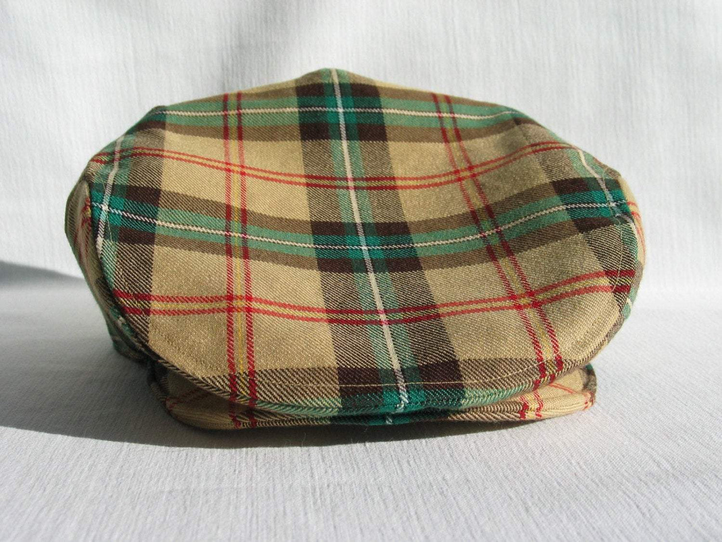 Casquette plate tartan de la Saskatchewan