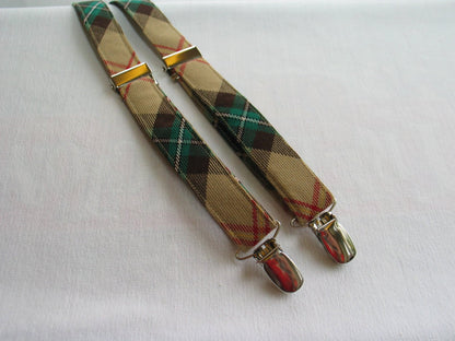 Saskatchewan Tartan Suspenders-Taylors Tartans