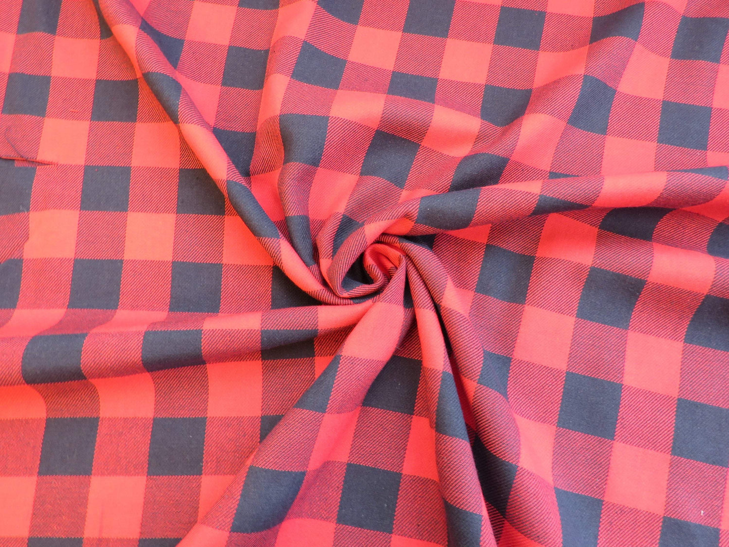 Small Print Buffalo Tartan Fabric-Taylors Tartans