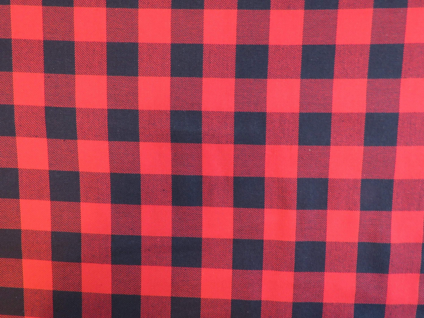 Small Print Buffalo Tartan Fabric-Taylors Tartans