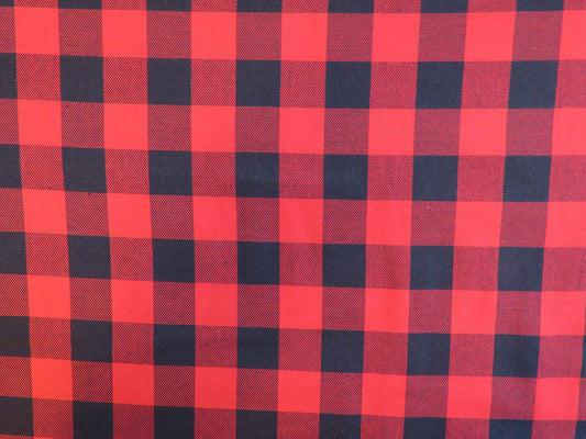 Small Print Buffalo Tartan Fabric-Taylors Tartans